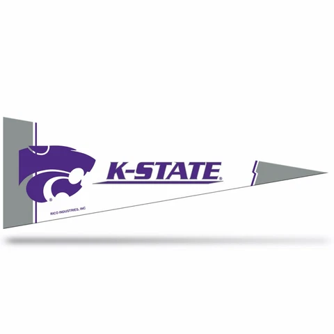 2 Kansas State Wildcats Middleman Pennants. Felt. 14-1/2" x 5".    #916/A119 Cover