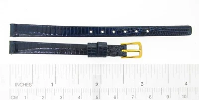 Watchband Stylecraft GENUINE ALLIG.LIZARD leather watch strap variations - Image 1 of 2