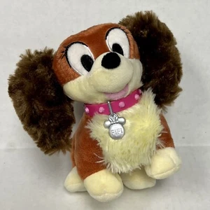 Disney Store La Signora e il Vagabondo Fifi Peluche Cane 6" Peluche Giocattolo - Foto 1 di 8