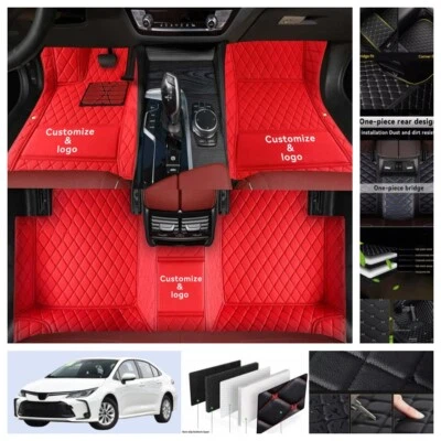 Alfombrillas de coche de cuero PU para Toyota Corolla 1998-2025 Foto 1 de 4