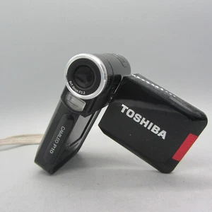 Toshiba Camileo P10 Compact HD Video Camcorder Black Tested - Picture 1 of 8