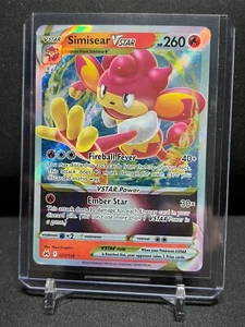 Simisear VSTAR 023/159 Ultra Rare Holo Pokémon 2023 Crown Zenith NM - Picture 1 of 1