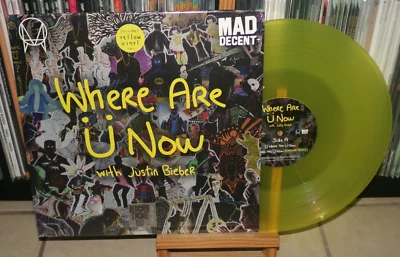 JACK U & JUSTIN BIEBER WHERE ARE U NOW YELLOW RSD 12" REMIXES SINGLE MARSHMELLO - Image 1 of 4