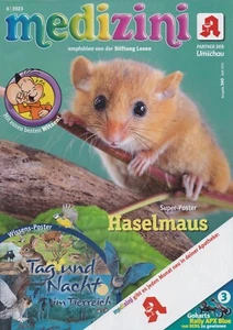 Medizini Apothekenzeitung 6/2023  Poster Haselmaus  - Tag + Nacht im Tierreich - Bild 1 von 1