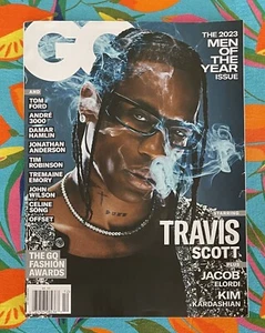 GQ Magazine - Dec 2023/Jan 2024 - 2023 Men of the Year Issue feat. Travis Scott - Picture 1 of 3