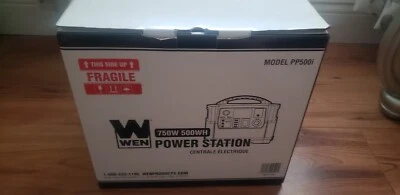 Wen Power Station Generator Model PP500i 750w 500wh In Box - Image 1 of 2