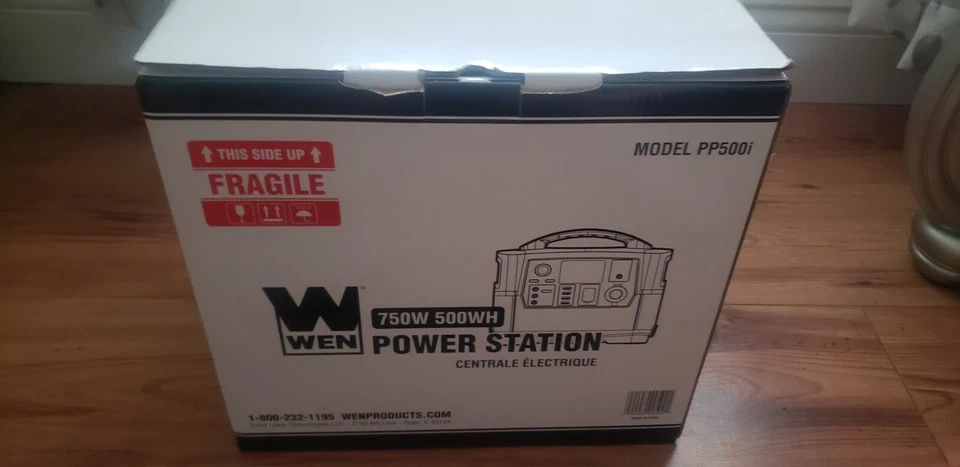 Wen Power Station Generator Model PP500i 750w 500wh In Box - Image 1 of 2