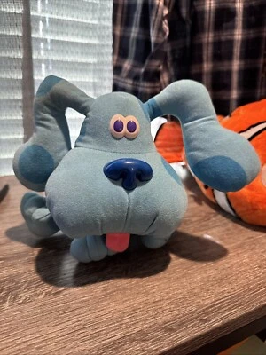 Peluche Blues Clues Pose A Blue Ears Cachorro Perro 8" Peluche Tyco De Colección 1997 Foto 1 de 4