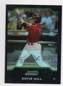 2004 Topps Bowman Chrome #BDP132 Koyie Hill Refractor - Dodgers NM/MT - Picture 1 of 2
