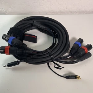 Cable de interrupción de audio remoto de 20' 2x XLR a 2x XLR ENG para mezclador de audio - Imagen 1 de 19