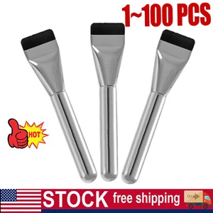 Flat Foundation Brush Set - Ultra Thin Blade for Liquid Makeup Blending - Picture 1 of 10