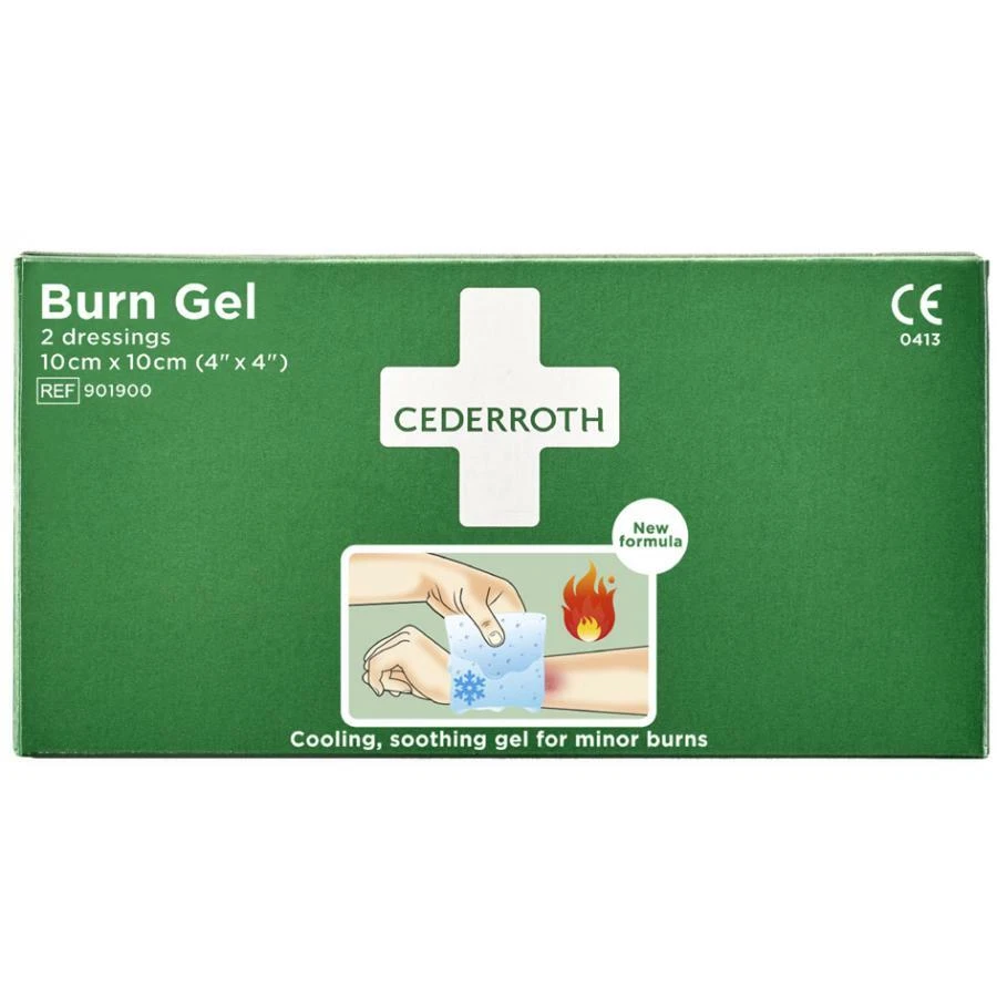CEDERROTH Verbrennungs-Gelkompresse, 100 x 100 mm