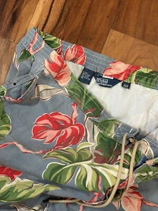 Polo Ralph Lauren Swim Trunks Men's Size 3XB Big Floral Pattern - Picture 1 of 9