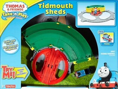 Thomas & Friends Take N Play Tidmouth Sheds, Portable Hub Track Set.  BNIB - Image 1 of 4