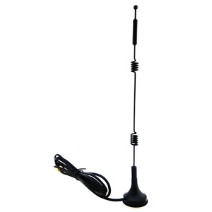 External WiFi Antenna Dual Band Network RP-SMA Cable Magnetic Base Stand 12dBi - Picture 1 of 10