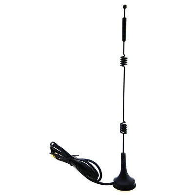 External WiFi Antenna Dual Band Network RP-SMA Cable Magnetic Base Stand 12dBi - Image 1 of 4