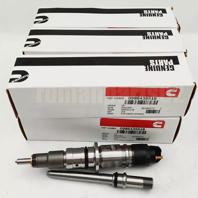 Inyector de combustible 6X 0986435518 para 07-2012 Cummins Dodge Ram 2500 3500 6,7 L diésel Foto 1 de 4