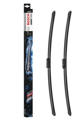 Vauxhall Ampera Front Wiper Blades Set Windscreen 2010 On BOSCH AEROTWIN A636S - Image 1 of 4