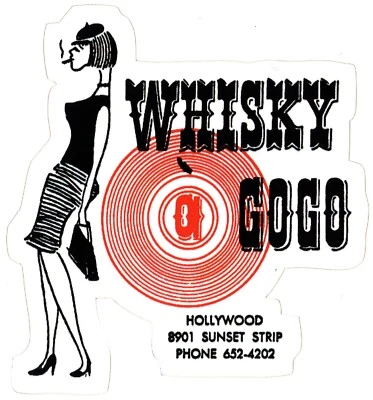 Whisky A Go-Go Logo Sticker (Reproduction) - Image 1 of 2