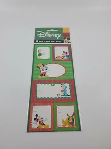 Disney 12 Geschenkanhänger zum Abziehen und Aufkleben mit Mickey Minnie Goofy Donald und Pluto - Bild 1 von 4