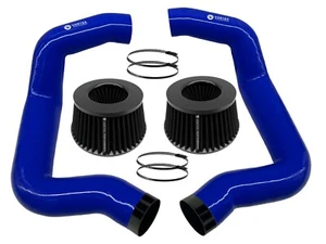 for BMW F90 M5 M8 G30 M550I Full Front Mount air intake - BLUE V2 VORTEX - Picture 1 of 17