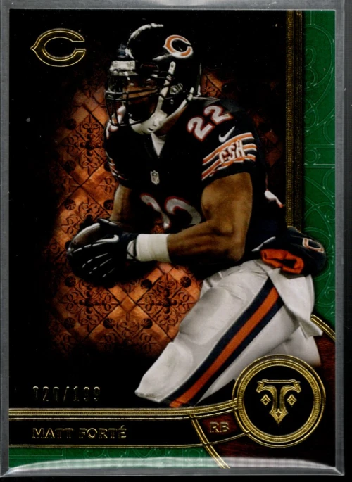 A4154- 2015 Topps Triple Threads Emerald #32 Matt Forte /199 - NM-MT - Image 1 of 2