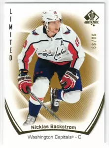 2021-22 SP AUTHENTIC NICKLAS BACKSTROM BASE LIMITED GOLD 90/99 #80 - Picture 1 of 1