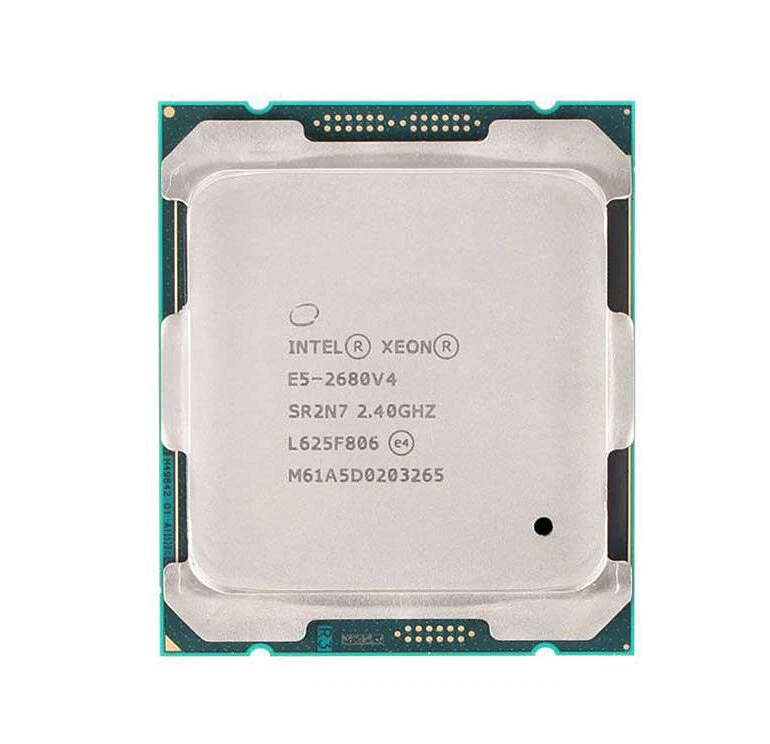 Intel Xeon E5-2680 V4 CPU 14 Core 28 Threads LGA 2011-3  R3 SR2N7 2.4 GHZ  35 MB - Image 1 of 1