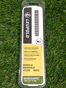 **NEW** LEUPOLD BackCountry Cross-Slot Savage 10rd Picatinny Rail (171336) - Picture 1 of 3