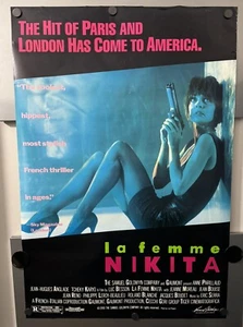 VINTAGE POSTER "La Femme Nikita" Original 1990 One Sheet Rolled 27”x40” S/S - Picture 1 of 18