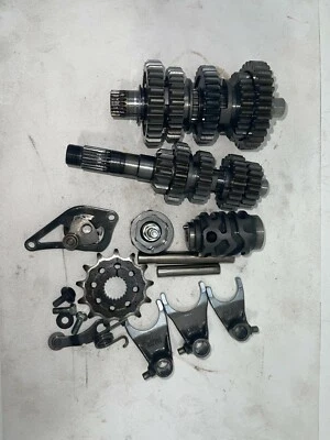 Honda CRF250R 2005 05-07 eje de transmisión contador principal cambio de marchas horquillas de tambor  Foto 1 de 4