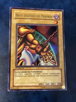 Yu-Gi-Oh! Ultra Rare Brazo Izquierdo Der Prohibido LDD-S123 1ª Edicion Esp NM - Bild 1 von 4
