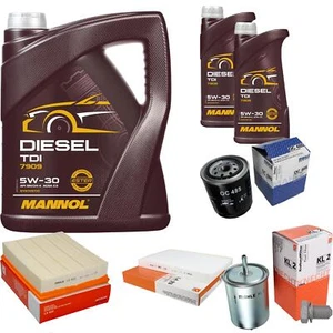 MAHLE Inspektionspaket 7 L MANNOL Diesel TDI 5W-30 für Audi A6 2.4 2.8 - Bild 1 von 12