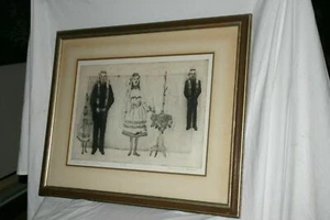 MARION A. BAKER - Original Etching "Ritual Remembered" - Pencil S & N - Framed - Picture 1 of 12
