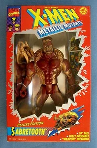 FIGURA DE 10 PULGADAS MUTANTES METÁLICOS MARVEL COMICS EDICIÓN DE LUJO DE MUTANTES DE SABLE TOY BIZ - Imagen 1 de 1