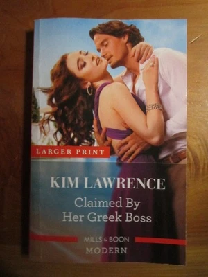 S/C LIBRO MILLS & BOON MODERNO RECLAMADO POR SU JEFE GRIEGO GENIAL *IMPRESCINDIBLE VERLO* Foto 1 de 2