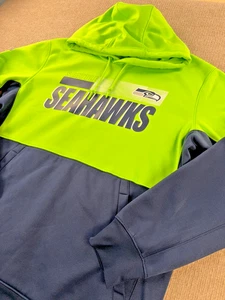 Nike NFL On-Field Seattle Seahawks Sideline Dri-Fit Pullover Hoodie Herren Large - Bild 1 von 10