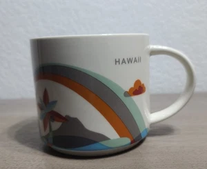 Starbucks Hawaii You Are Here Coffee Mug Collectible White  - Picture 1 of 5