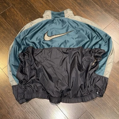 Vintage Nike White Tag Windbreaker Full Zip Jacket Men Size L Full Zip Tricolour - Image 1 of 4