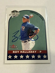 Roy Halladay Auto IP Firmado Toronto Blue Jays Salón de la fama - Imagen 1 de 2