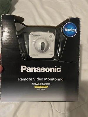 PANASONIC BL-C230A Video Monitoring Wireless Network Indoor Security Camera - Image 1 of 3