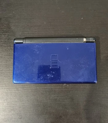 Nintendo DS Lite Console Blue Black Tested Poor Condition - image 1 of 4