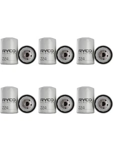 6 x Ryco Oil Filter Z24 fits Pontiac Firebird 5.7 FS87 - Picture 1 of 12