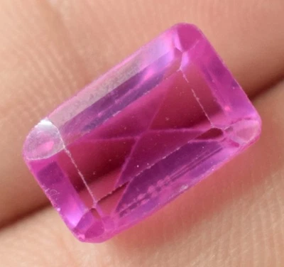 Natürlich 9.30 Karat Afghanistan Pink Kunzit Smaragd Cut Edelstein Zertifiziert - Bild 1 von 4