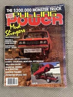 Super Stock December 1985 Pulling Power Magazine MUD SLINGERS Monster Trucks Mag - Image 1 of 4