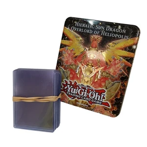 Konami Yu-Gi-Oh Trading Card Game Bundle with Tin & 20 x Card Sleeves - Preloved - Picture 1 of 24