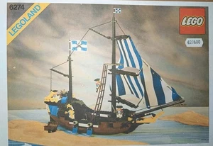 LEGO SET 6274 CARIBBEAN CLIPPER 1989 VINTAGE VEDI FOTO NO BOX E ISTRUZIONI - Foto 1 di 4
