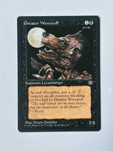 Greater Werewolf Homelands Magic the Gathering Card - Picture 1 of 1