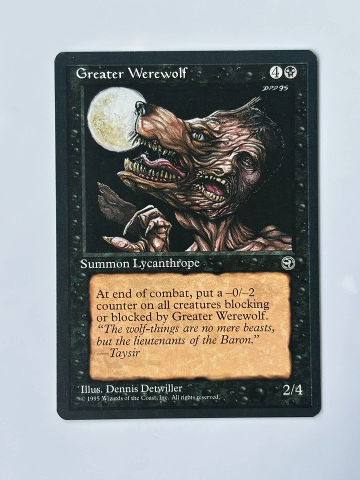 Greater Werewolf Homelands Magic the Gathering Card - Image 1 of 1