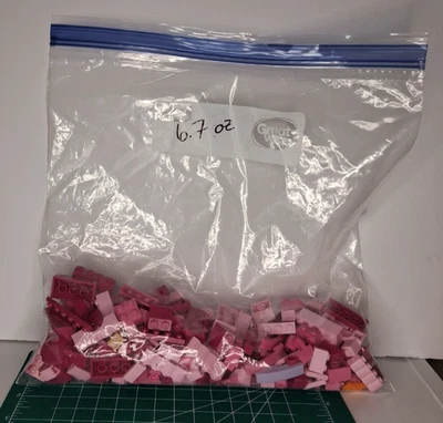LEGO LOT Assorted Pink Bricks Parts & Specialty Pieces 6.7 OZ - Image 1 of 4